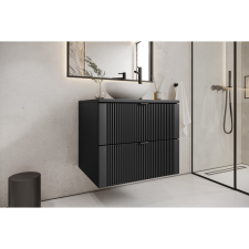 Mylife kadi fürdőszoba szekrény fekete (60cm) fürdőszoba bútor
