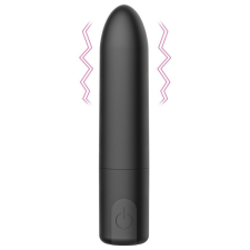 MyPlayToys Mini Vibro Happy Fekete vibrátorok