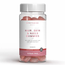 MYPROTEIN Hair, Skin and Nails Gummies Haj Gumivitamin - Cukormentes - Eper vitamin és táplálékkiegészítő
