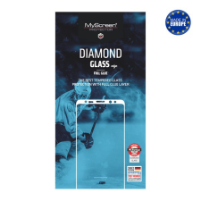 Myscreen DIAMOND GLASS EDGE képernyővédő üveg (2.5D, full glue, teljes felületén tapad, karcálló, 0.33 mm, 9H) FEKETE [Apple iPhone 11] (MD3977TG DEFG BLACK) mobiltelefon kellék