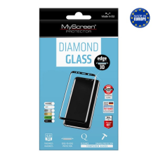 Myscreen DIAMOND GLASS EDGE képernyővédő üveg (3D full cover, íves, karcálló, 0.33 mm, 9H) FEKETE Honor Magic4 Pro mobiltelefon kellék