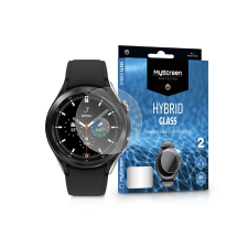 Myscreen Protector Hybrid Glass Samsung Galaxy Watch 4 Classic Kijelzővédő üveg - 42 mm (2db) okosóra kellék