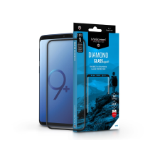 MyScreen Protector Samsung G965F Galaxy S9 Plus edzett üveg képernyővédő fólia ívelt kijelzőhöz - MyScreen Protector Diamond Glass Edge3D - black mobiltelefon kellék