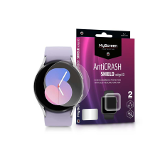 MyScreen Protector Samsung Galaxy Watch 5 (40 mm) ütésálló képernyővédő fólia - MyScreen Protector AntiCrash Shield Edge3D - 2 db/csomag - átlátszó okosóra kellék
