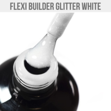 Mystic Nails Flexi Glitter White erősített géllakk alap 12ml lakk zselé