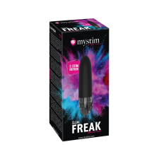 Mystim Sleak Freak E-Stim - akkus, elektro rúdvibrátor (fekete) vibrátorok