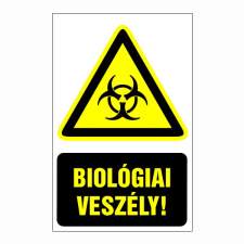 N/A Biológiai veszély! (DKRF-FIGY-1182-1) információs címke
