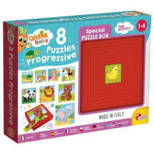 N/A Carotina baby progresszív puzzle - állatkölykök (FRTX-LIS95476) - Kirakós, Puzzle puzzle, kirakós