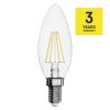 N/A EMOS LED Filament Izzó Gyertya 3,4W E14 470lm meleg fehér (DBKF-EMZF3220)