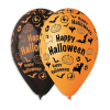 N/A Léggömb 30cm - Happy Halloween (10 db) (11-PRINTHALLOWEENUJ)