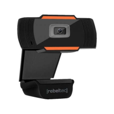 N/A Rebeltec Webkamera, 720p, beépített mikrofonnal, plug&amp;amp;play,fekete/narancssárga webkamera