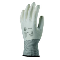 N/A Szerelőkesztyű tenyéren mártott - 9-es méret / Fehér (10 pár)