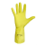N/A Védőkesztyű latex 8-as méret - Sárga (10 pár)