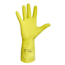 N/A Védőkesztyű latex 8-as méret - Sárga (10 pár) (5028) védőkesztyű