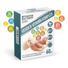 N/A Vegán B-vitamin komplex - 8 féle esszenciális B-vitaminnal - 60 tabletta - Natur Tanya (HMLY-5999565081805) vitamin és táplálékkiegészítő