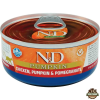 N&amp;D Cat konzerv csirke, sütőtök &amp; gránátalma 70g