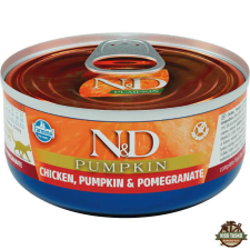 N&amp;D Cat konzerv csirke, sütőtök &amp; gránátalma 70g macskaeledel