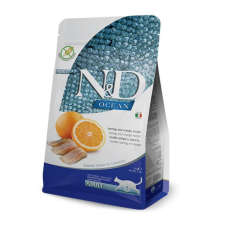  N&amp;D Cat Ocean Hering&amp;Narancs 300gr macskaeledel