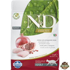N&D Cat Prime csirke & gránátalma adult 300g macskaeledel