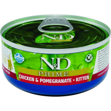 N&D Cat Prime Kitten csirke&gránátalma konzerv 70g macskaeledel