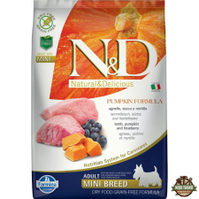 N&D Dog Grain Free bárány & áfonya sütőtökkel adult mini 7kg kutyaeledel