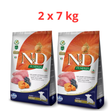 N&D Dog Grain Free Puppy Mini Bárány & Áfonya Sütőtökkel 2x7kg kutyaeledel