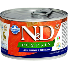 N&amp;D Dog Pumpkin konzerv bárány&amp;áfonya sütőtökkel Puppy mini 140gr kutyaeledel