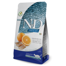 N&amp;D N&D Grainfree Adult Cat Ocean hering&narancs 10 macskaeledel