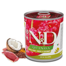 N&amp;D N&D Quinoa Adult Konzerv Kacsa & Kókusz - 285g kutyaeledel
