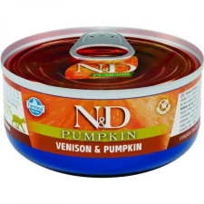  N&amp;D Pumpkin Cat konzerv szarvas &amp; sütőtök 80g macskaeledel