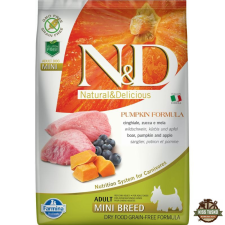 N&D Pumpkin Dog vaddisznó, sütőtök&alma adult mini 7kg kutyaeledel