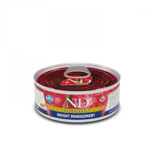  N&amp;D Quinoa Cat konzerv weight management 80g macskaeledel