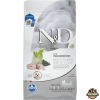 N&amp;D Soft&amp;Shiny White Coat Dog tengeri sügér, spirulina&amp;édeskömény adult mini 2kg