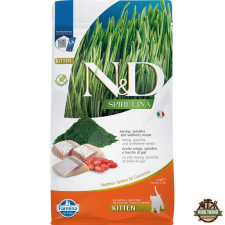 N&amp;D Spirulina Cat Kitten hering 1,5kg macskaeledel