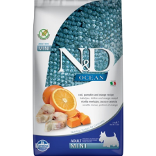 N&D Dog Ocean Adult Mini Tőkehal, Sütőtök és Narancs 2,5kg kutyaeledel