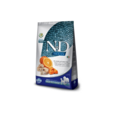  N&D Dog Ocean tőkehal sütőtök&narancs adult medium/maxi – 12 kg kutyaeledel