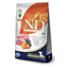 N&D Grain Free bárány&áfonya sütőtökkel puppy mini 2x 7kg kutyaeledel