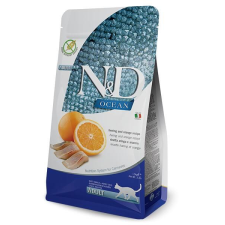 N&D Grainfree Adult Cat Ocean hering&narancs – 1,5 kg macskaeledel