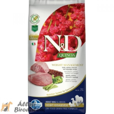 N&D N amp;D Dog Quinoa Weight Management Bárány 7kg kutyaeledel