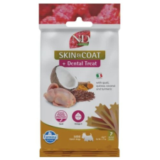  N&D Quinoa Dog Jutalomfalat Skin&coat Quail Adult Mini 60g jutalomfalat kutyáknak