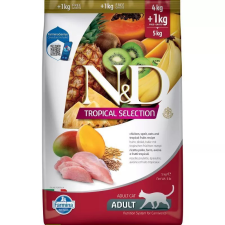 N&D Tropical Selection Cat Chicken adult 4+1kg macskaeledel