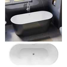  N-smart OXAN B&W szabadonálló kád 170x75x58 cm kád, zuhanykabin