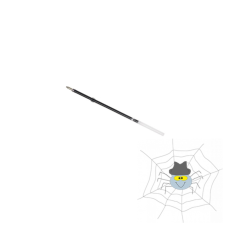 Na X-20 műanyag testű tollbetét 0,8 mm - fekete írás tollbetét