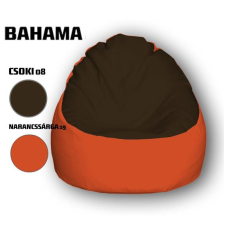  Nagi Csokibarna - Narancssárga Babzsákfotel bútor