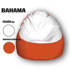  Nagi Fehér - Narancssárga Babzsákfotel bútor