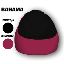  Nagi Fekete - Ciklámen Babzsákfotel bútor