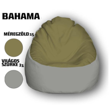  Nagi Méregzöld - Világosszürke Babzsákfotel bútor