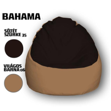  Nagi Sötét Szürke - Világosbarna Babzsákfotel bútor