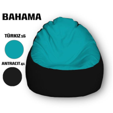  Nagi Türkizkék - Antracit Babzsákfotel bútor