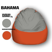  Nagi Világos Szürke - Narancssárga Babzsákfotel bútor